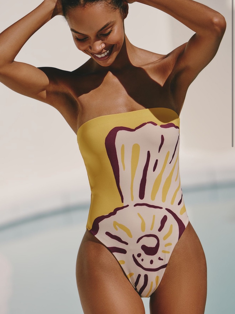 Cala de la Cruz Lore One-Piece Swimsuit NWT